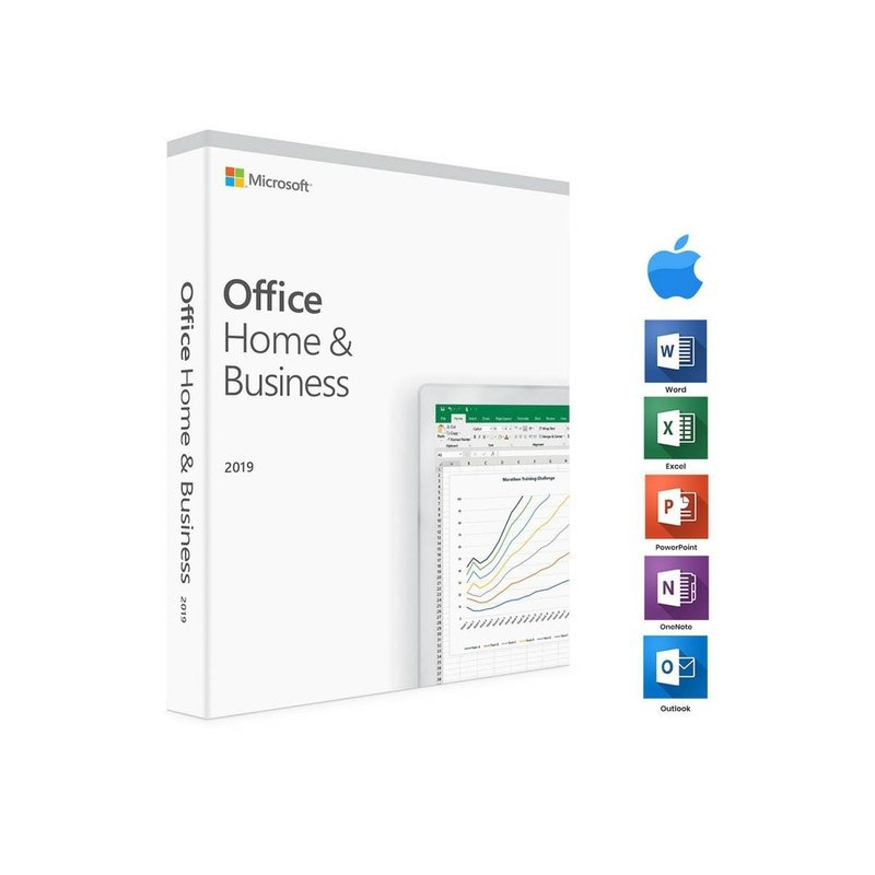 Microsoft office Home and business 2019 (T5D-03249) Medialess Mac / Windows