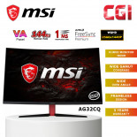 MSI 31.5" Optix AG32CQ WQHD VA 144Hz 1ms FreeSync Curved Gaming Monitor